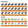 China Portable Small Mini Manual diesel Generator Block Brick Making Machinery Hollow Cement Concrete Automatic Mobile Paving wholesale