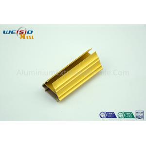 China Golden Color Extrusion Aluminum Profiles / Decoration Aluminium Door Frame supplier