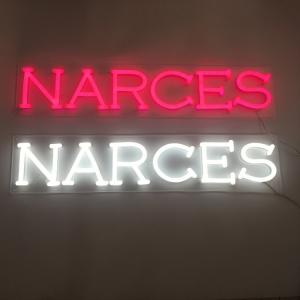 China UL Clear Acrylic Back Neon Sign Letters For Wall 62cm Long supplier