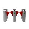 BLDC Motorized Speed Gate Turnstile Retractable Flap Barrier Gate
