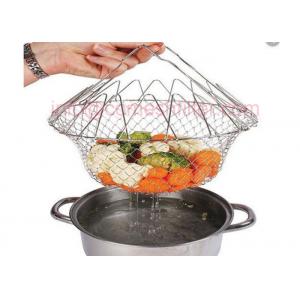 Food Grade 12 In 1 Kitchen Tool Foldable Chef Basket Steel Ready To Ship