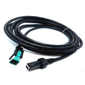 POS System 12V Double Ended USB Cable Copper Core Wire With 3.8M Length