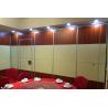 Office Folding Partition Walls MDF With Melamine Material Durable
