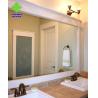 China 2-6mm Thickness Anti Corrosion Silver Wall Mirror Bevelled Edge For Washstand wholesale