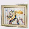 Dragon Chinese Zodiac Artwork , Framed Decorative Paintings For Living Room