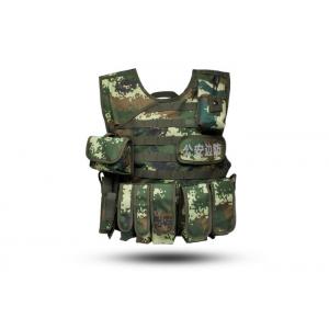 Military Ballistic Military Tactical Vest , Molle Jungle Camo Bullet Resistant Vest