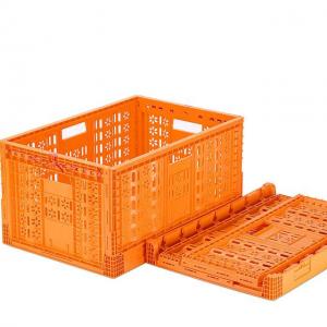 China Garden Collapsible Plastic Crate Load Capacity 50kg for Agricultural Irrigation System supplier