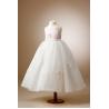 China White flower girl dress#C926 wholesale