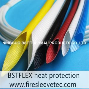 China high temperature insulation material silicone fiberglass sleeving supplier
