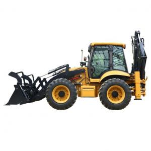 Mini Compact Wheel Excavator Loader With Accessories High Performance