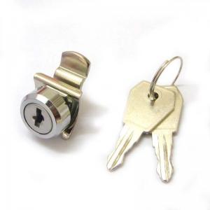 China Flat Key Cam lock With Clip for POS Cash Drawer Lock with Key Aliked Key supplier
