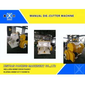China Semi-Automatic Carton Making Machine , Smooth Creasing Cutting Machine supplier