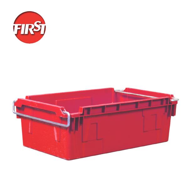 Caja de rotación conveniente para almacenamiento y transporte fácil de verduras