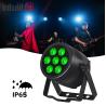 7*20W 6in1 LED Exterior Outdoor IP65 Waterproof RGBWA-UV DMX 512 Control Par Light