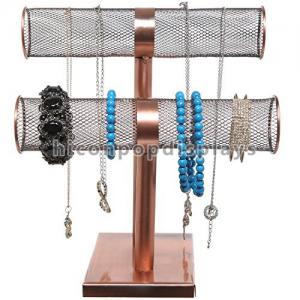 Bronze Color Retail Accessories Display Countertop Jewelry Display Stand For Bracelet