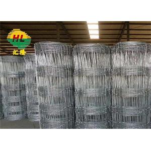 High Tension Hinge Joint Wire Mesh Galvanized Farm Grassland Fence