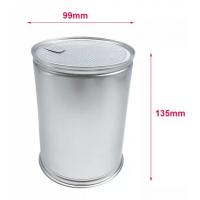 CMYK Printing Infant Milk Powder Can With Easy Open Lid Round Pumpkin Container