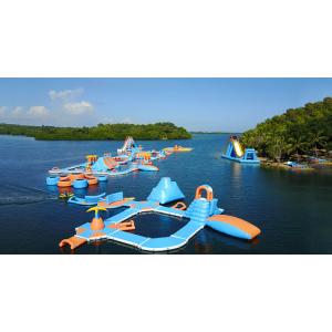 China OEM Inflatable Amusement Water Parks Outside Water Parks  Digital Pringting supplier