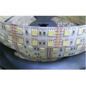 white color 5050 120leds/m ip65 silicon rubber double row led strip