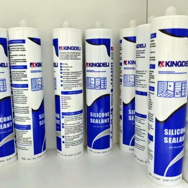 Plastic 300Ml Adhesive Sealant Silicone Acetico With Ce Certificate