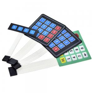 China 16 Key Membrane Switch Keypad 4 * 4 Matrix Keyboard For DIY KIT supplier