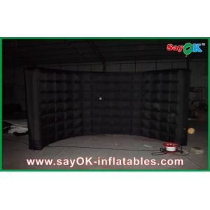 Wedding Black Party Photos Inflatable Curved , Waterproof Inflatable Bubble Tent LED inflatable wall