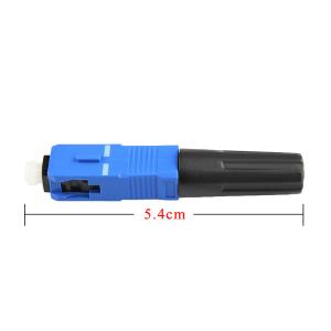 China Sc Apc Fiber Connector For 2.0x3.0mm / FTTH Drop Cable 0.35dB Insertion Loss wholesale