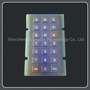 Customized 21 Key Keyboard 3 * 7 Matrix Layout Sus 304 Stainless Steel Material