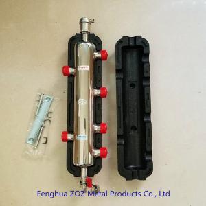 Hydraulic separator for heating and cooling