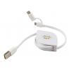 Super Heavy 2 In 1 High Speed USB Cable , 8 Pin Samrtphone USB Extension Wire