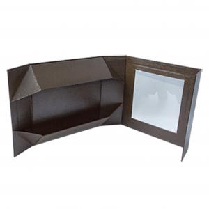 Handmade Foldable Paper Box Collapsible Foldable Cardboard Boxes With Window