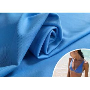 Soft Hand Feel Knitted Swimsuit Nylon Spandex Fabric Waterproof Breathable