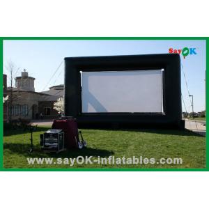 China Inflatable Tv Screen Outdoor Hot Selling 4X3M Oxford Cloth And Projection Cloth  Inflatable Movie Screen For Sale supplier