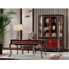 Luxury Home office Furniture set Ebony wood Bookcase cabients and Reading desk