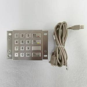 ATM Payment Kiosk Pin Pad DES 3DES Stainless Steel Encrypted Metal With 16 Keys