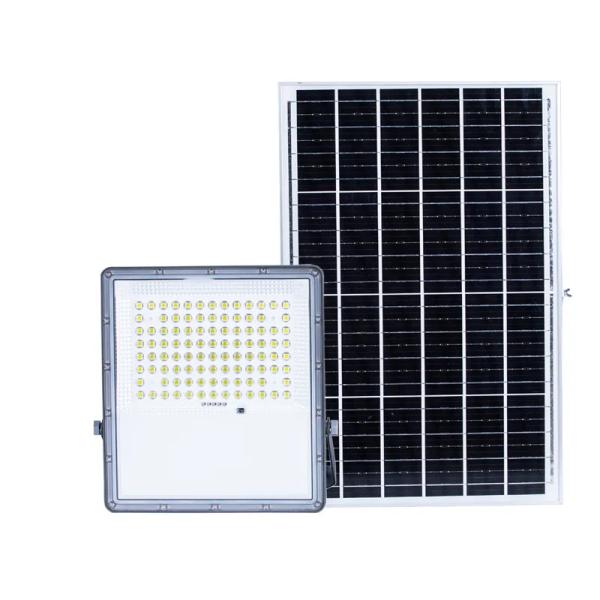 Eco-friendly Solar Flood Light with 12 Hours Lighting Three Control Modes and 180 Degree Rotatable Bracket