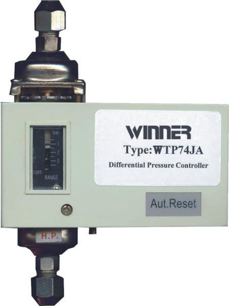 50 60Hz Differential Pressure Switch For Hvac System With 0.5 To 4 Bar Scale Range