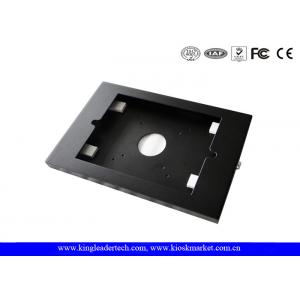 China Tamper - Proof iPad Kiosk Enclosure With Powder Coated Finish Black supplier