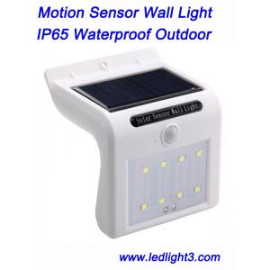 Solar Lights 8 LED Wireless Waterproof Motion Sensor Outdoor Light for Patio, Deck, Yard, Garden