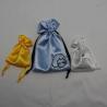 China Satin Type Drawstring Jewelry Bag , Thick Satin Cotton Womens Drawstring Bag wholesale