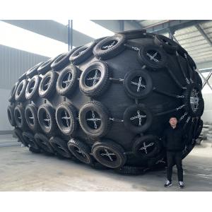 China STS Customized Pneumatic Marine Fender Long Lifespan With Chain Tyres Net supplier