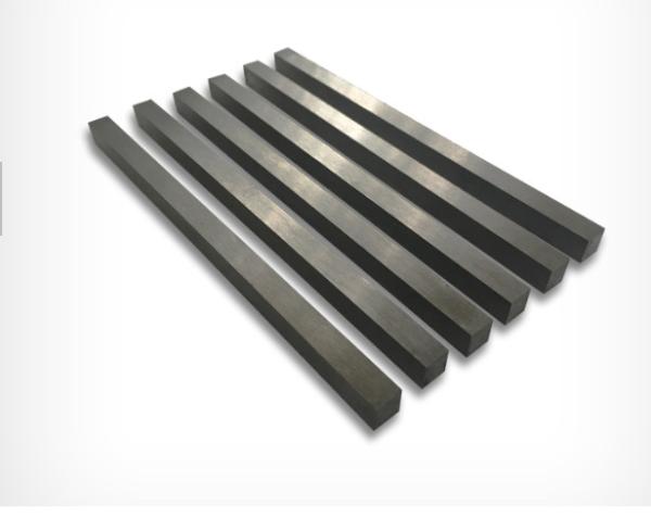 Silver - Grey Color Tungsten Carbide Strips , Rectangular Carbide Blanks