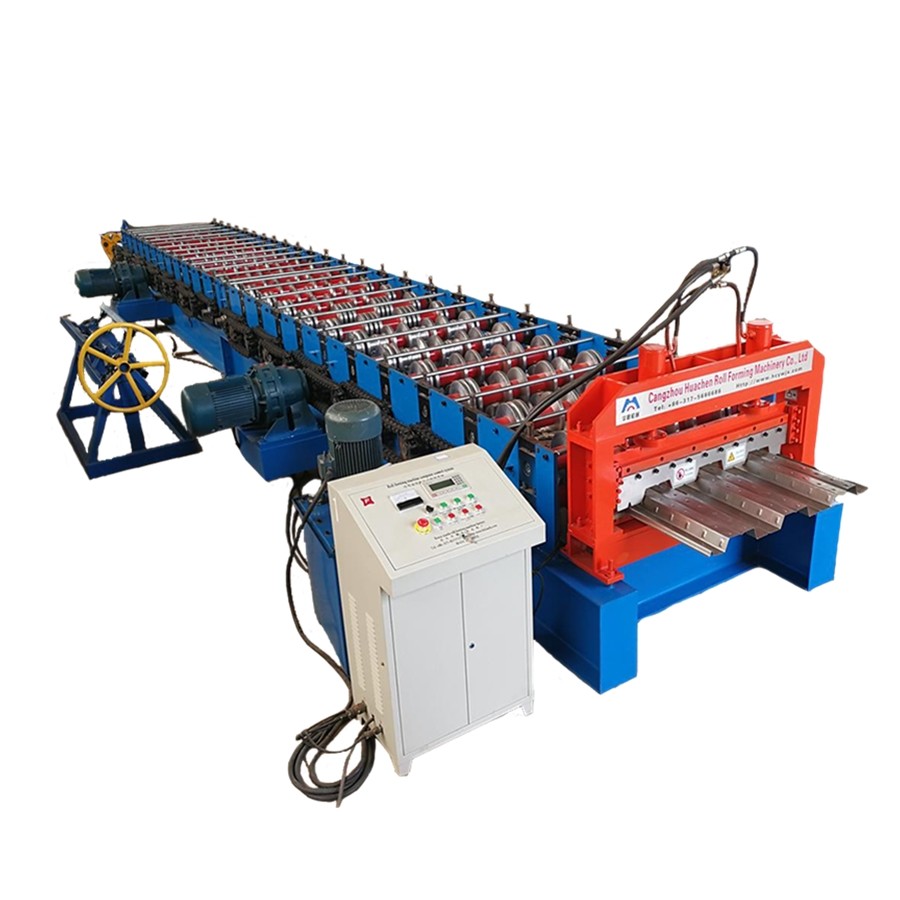 China Metal Plc Control Floor Deck Roll Forming Machine supplier