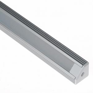 China RGB Strip light Al channel accessory tube Corner Mount Aluminum Profile for LED Strip Light supplier