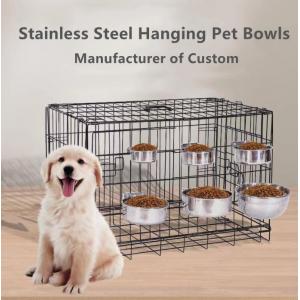 dog Bowls Collapsible Customized Height Wall Mounted Elevated Pet Feeder