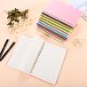 China 15 Pages Spiral Hardcover Notebook for Academic Usage Scenario Monochrome Color Scheme wholesale