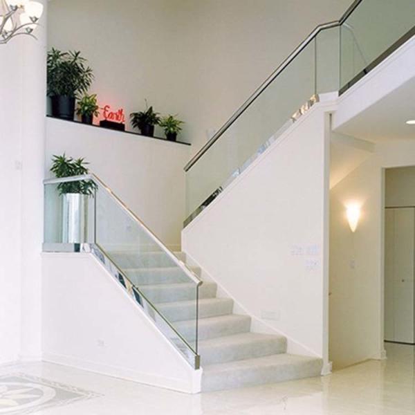 Customizable Frameless Glass Railing System with 8-12mm Tempered Glass and 0.8m-1.2m Height for Residential and Commercial Use