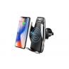 China White Auto Clamping Vent Mount 10W QI Wireless Car Charger wholesale