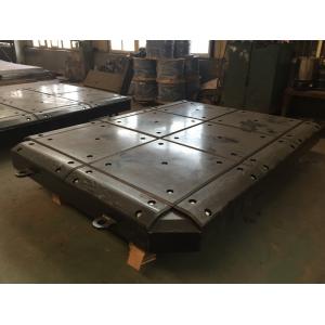 Marine Rubber Fender Panel , Marine Bumpers Plate With UHMW PE Face Pads