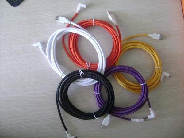 右へのUSB AMは/角度USBに小型5PINケーブルUSBの移動ケーブルを去りました